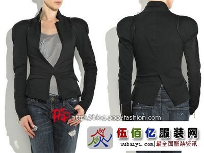 Preen圓形肩膀小西裝 優雅與個性的時尚融合